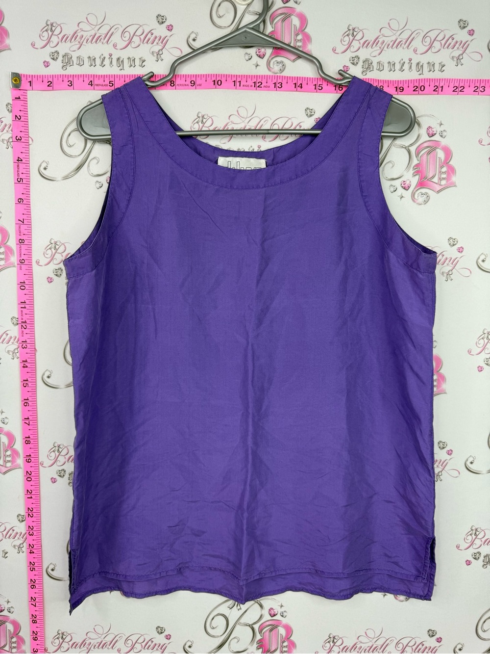DALMYS TANK TOP purple Lightweight Purple Sleeveless Tank Top